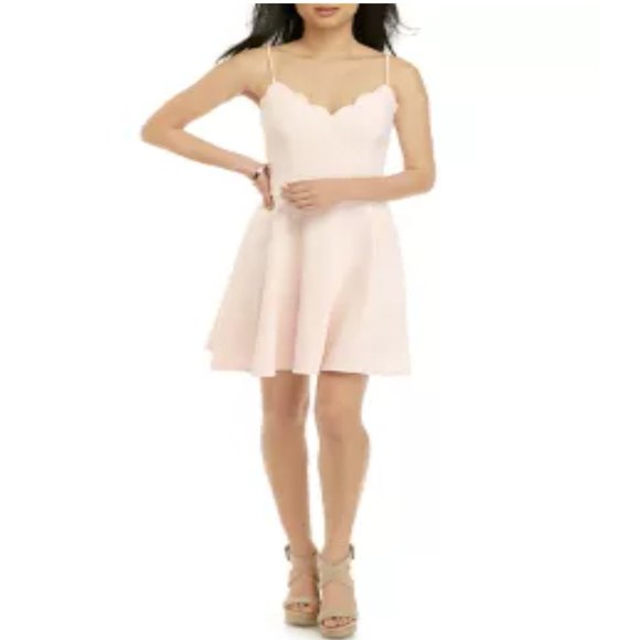 B Darlin Dresses & Skirts - B. Darlin Pink Sweetheart Dress size 5/6 strappy